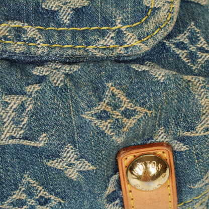 Louis Vuitton Baggy PM Monogramm Denim Schultertasche