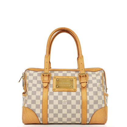 Louis Vuitton Berkeley Damier Azur beschichtete Canvas Tasche
