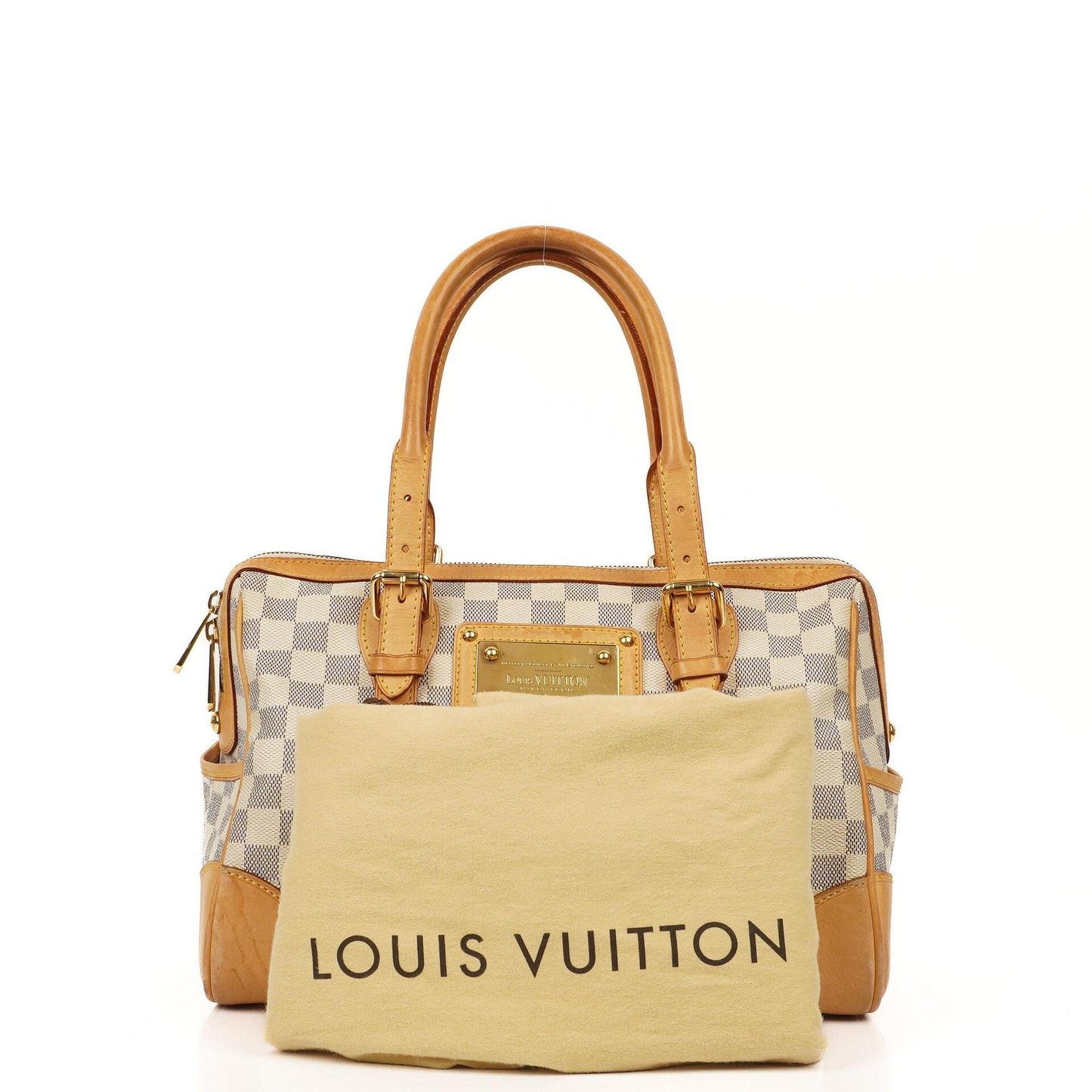 Louis Vuitton Berkeley Damier Azur beschichtete Canvas Tasche