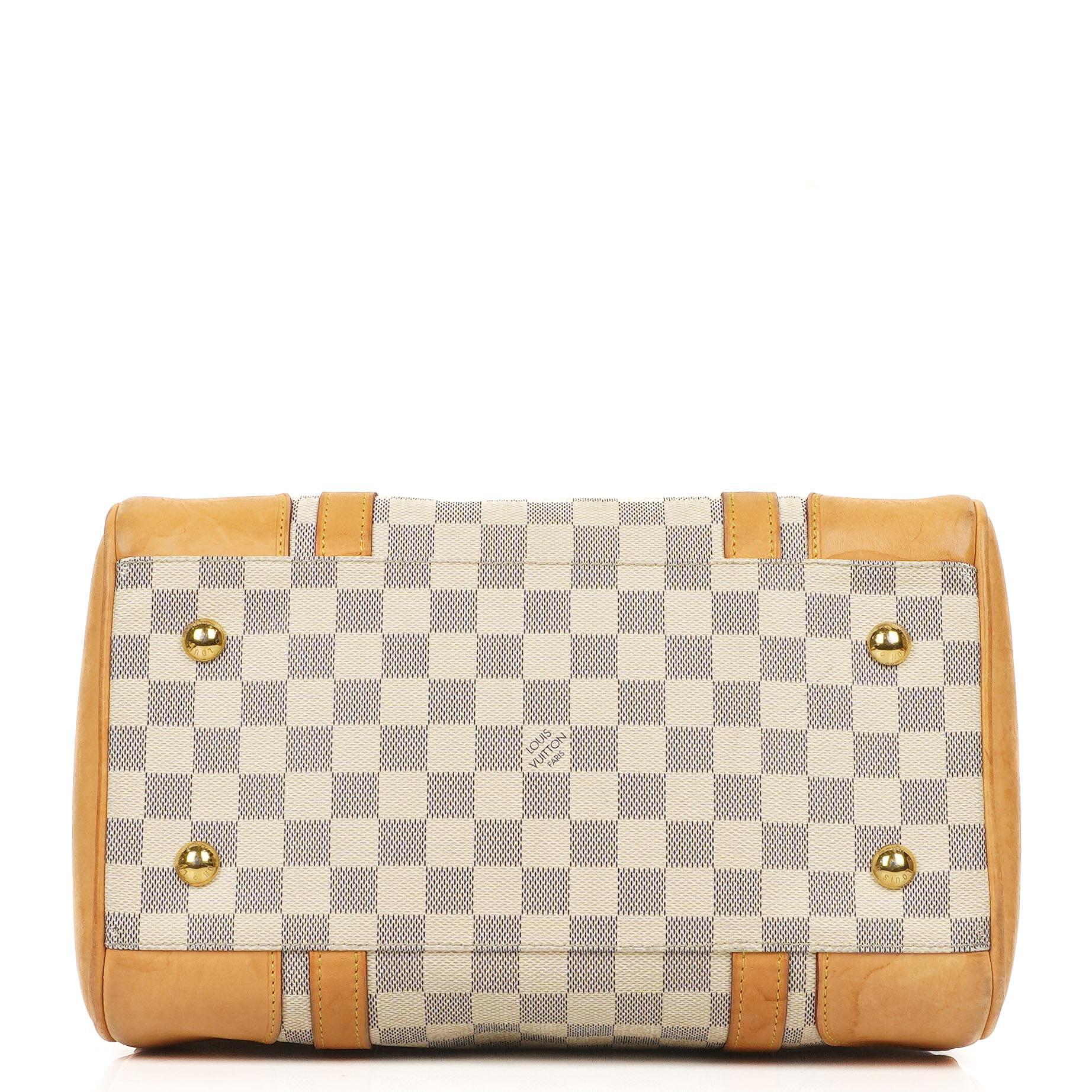 Louis Vuitton Berkeley Damier Azur beschichtete Canvas Tasche
