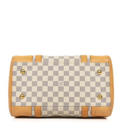 Louis Vuitton Berkeley Damier Azur beschichtete Canvas Tasche