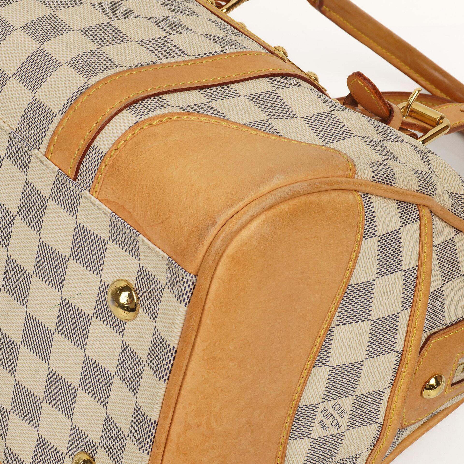 Louis Vuitton Berkeley Damier Azur beschichtete Canvas Tasche