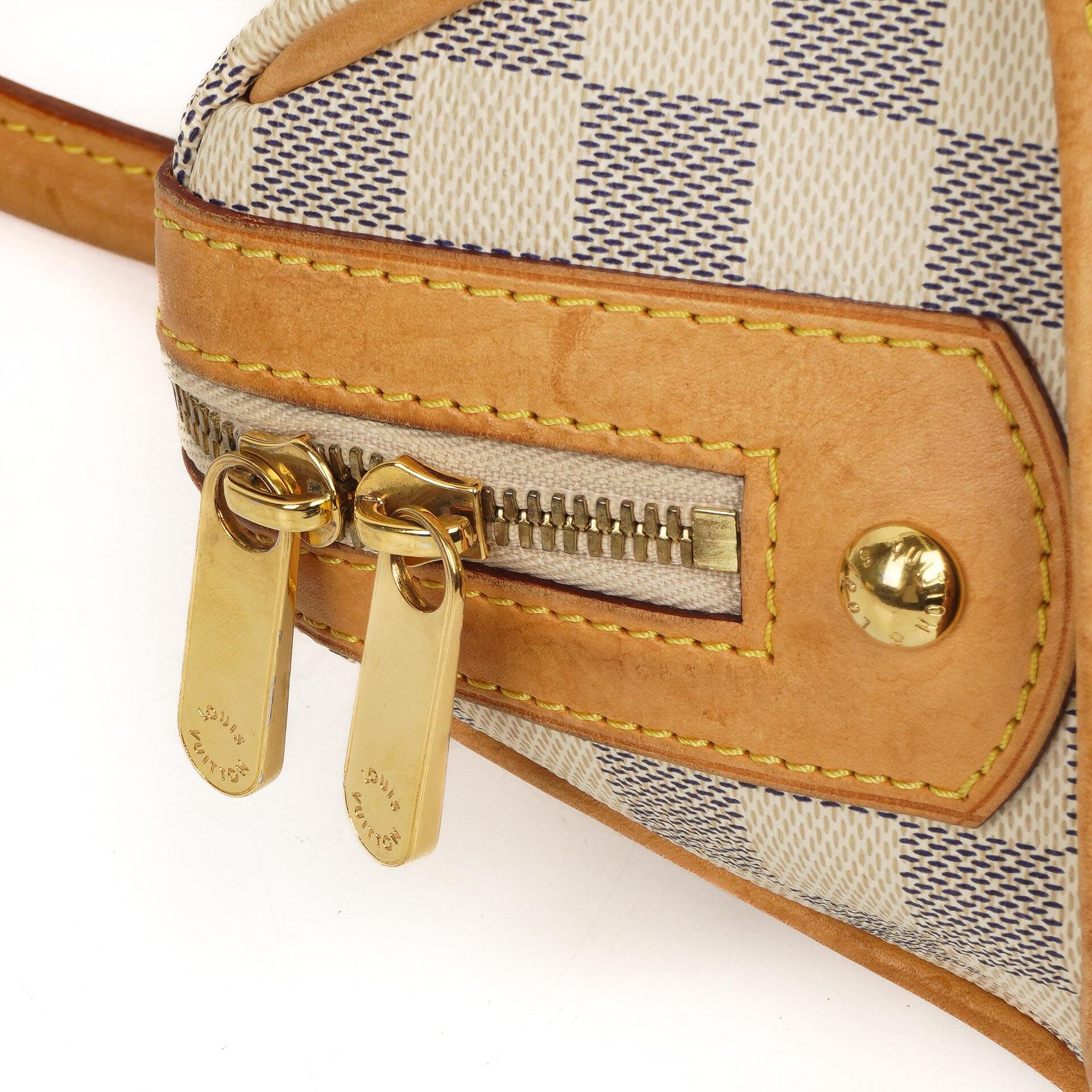 Louis Vuitton Berkeley Damier Azur beschichtete Canvas Tasche