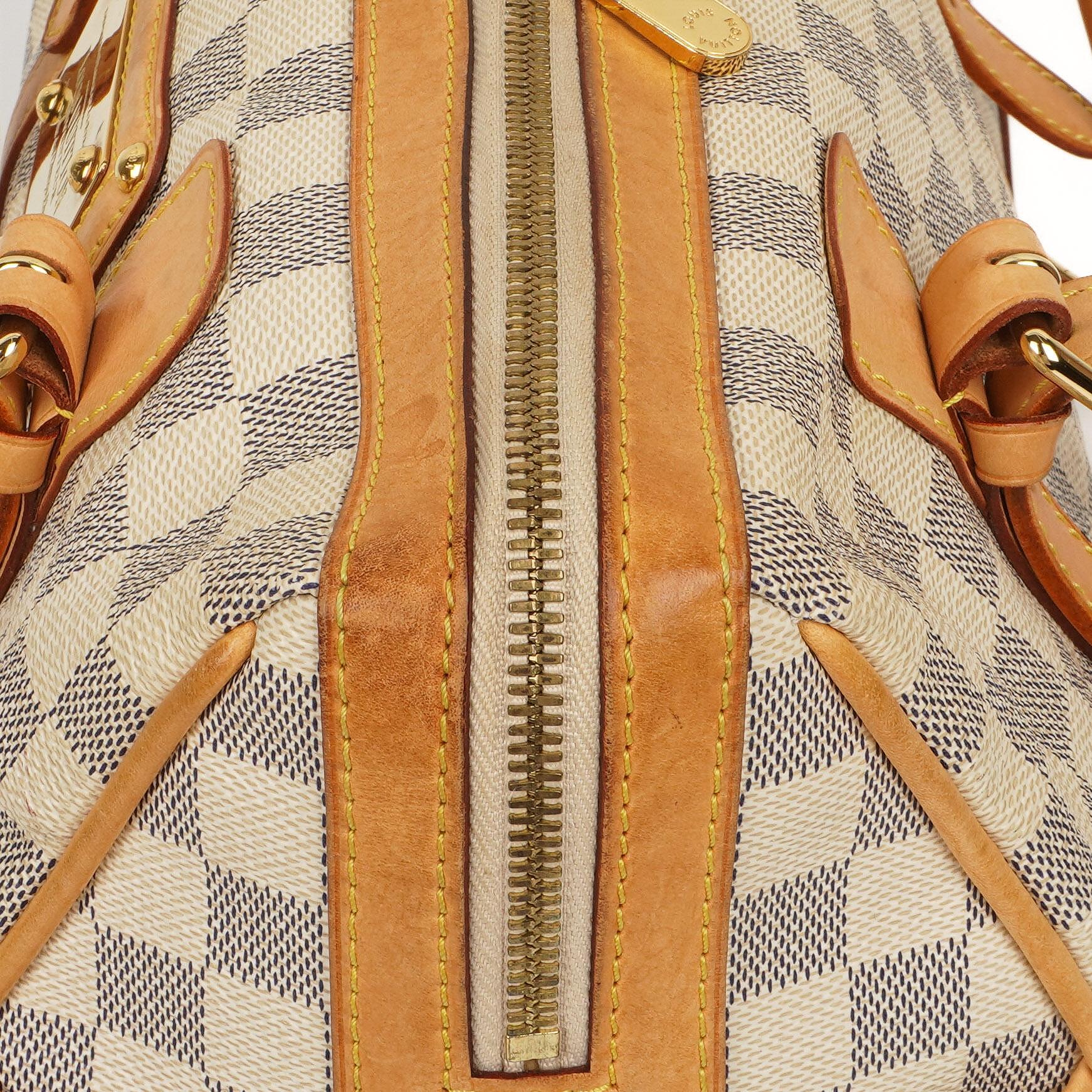 Louis Vuitton Berkeley Damier Azur beschichtete Canvas Tasche