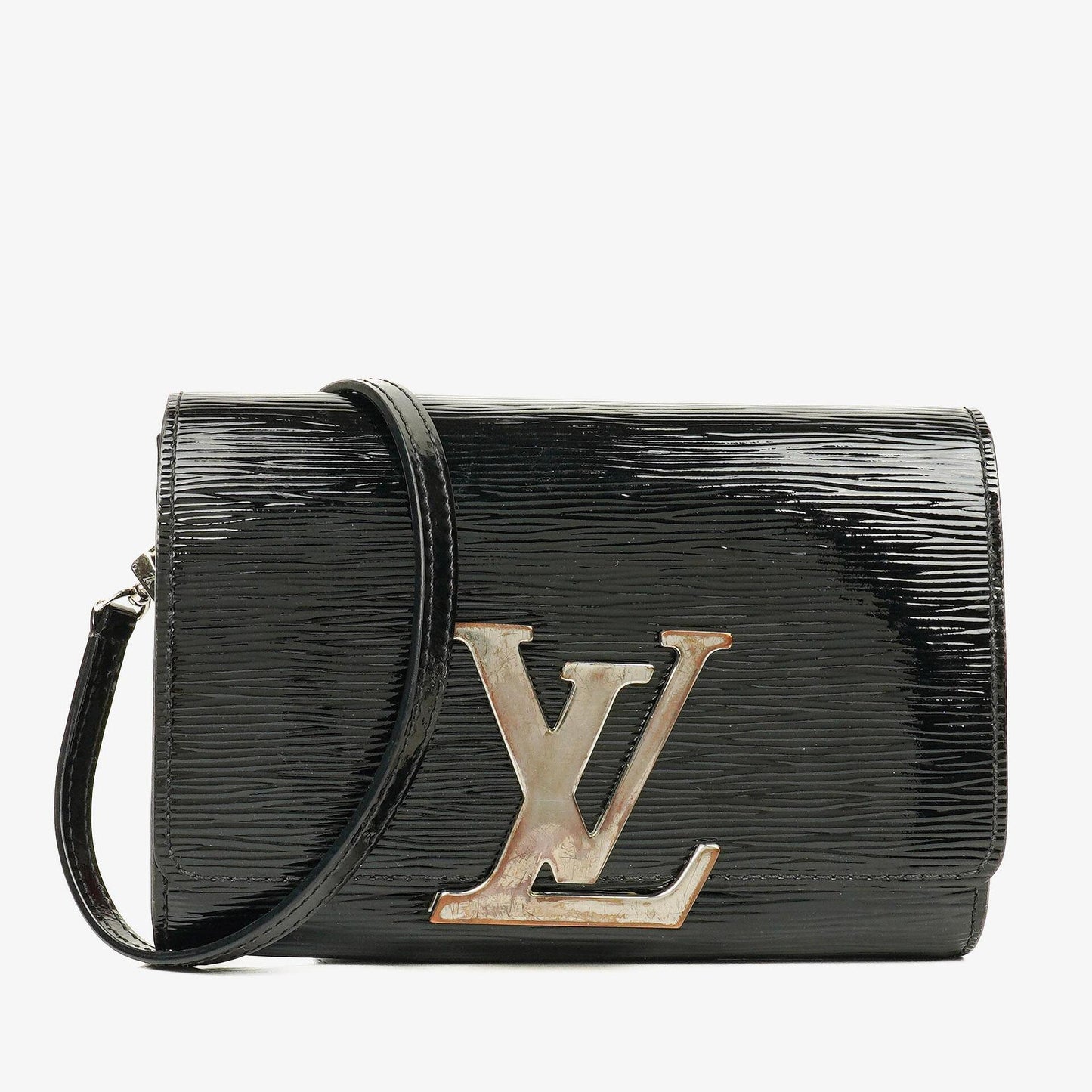 Louis Vuitton Louise PM Tasche aus schwarzem Electric Epi Leder