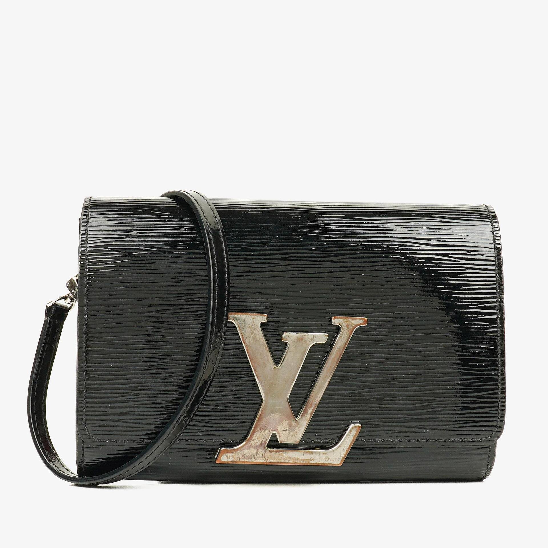 Louis Vuitton Louise PM Tasche aus schwarzem Electric Epi Leder