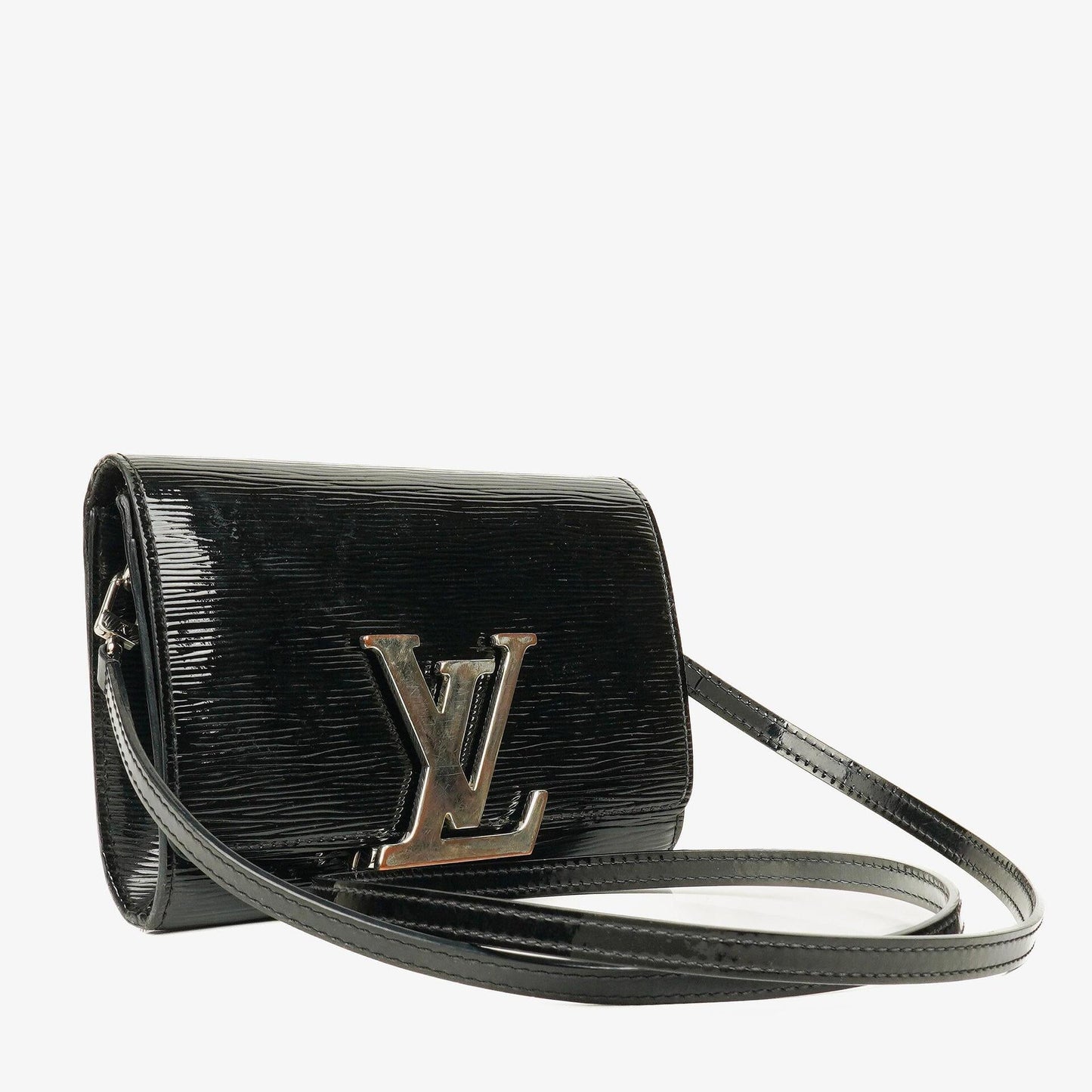 Louis Vuitton Louise PM Tasche aus schwarzem Electric Epi Leder