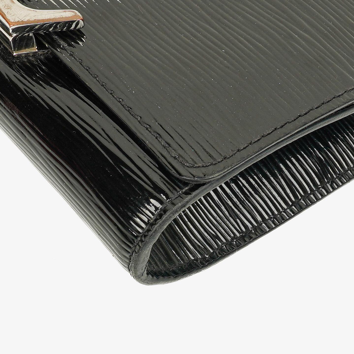 Louis Vuitton Louise PM Tasche aus schwarzem Electric Epi Leder