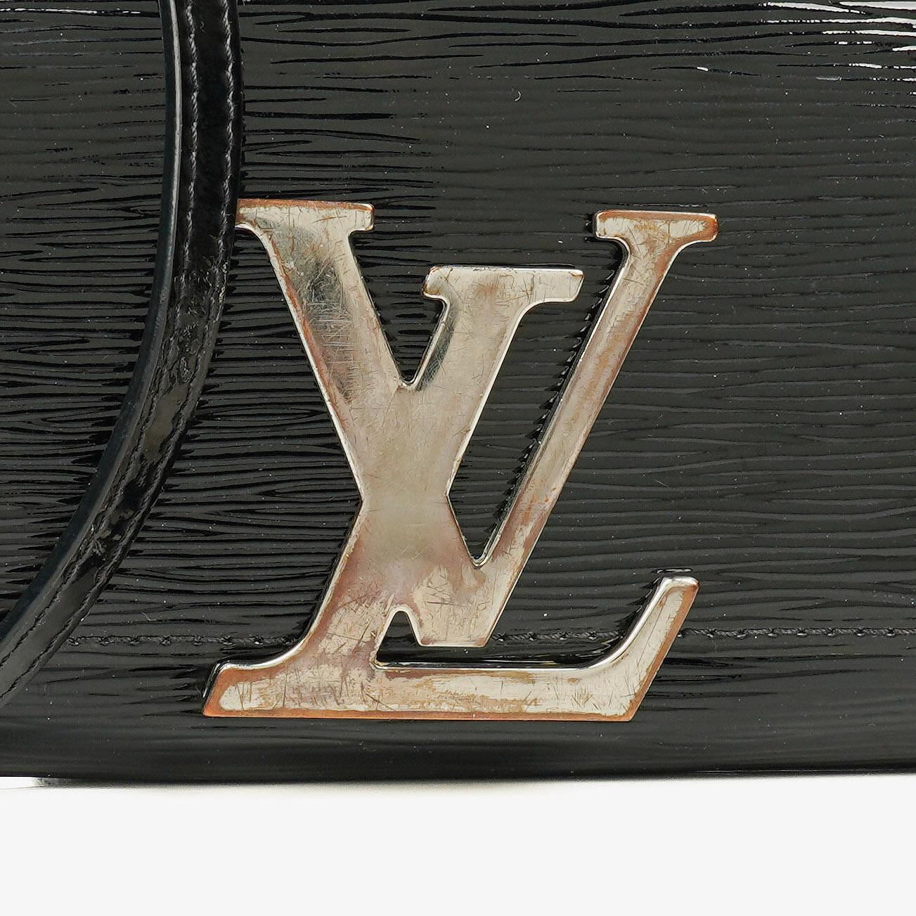 Louis Vuitton Louise PM Tasche aus schwarzem Electric Epi Leder