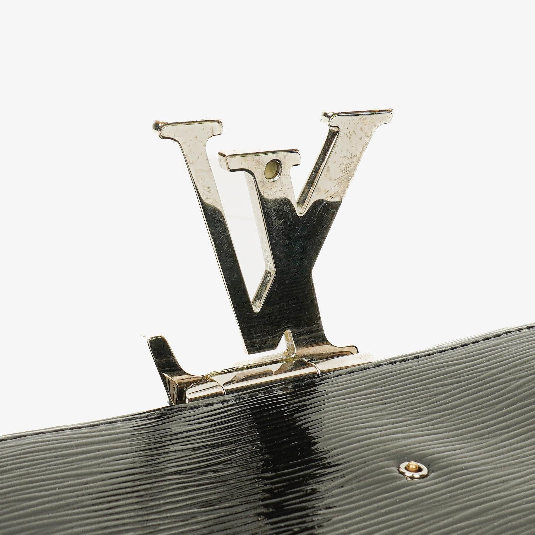 Louis Vuitton Louise PM Tasche aus schwarzem Electric Epi Leder