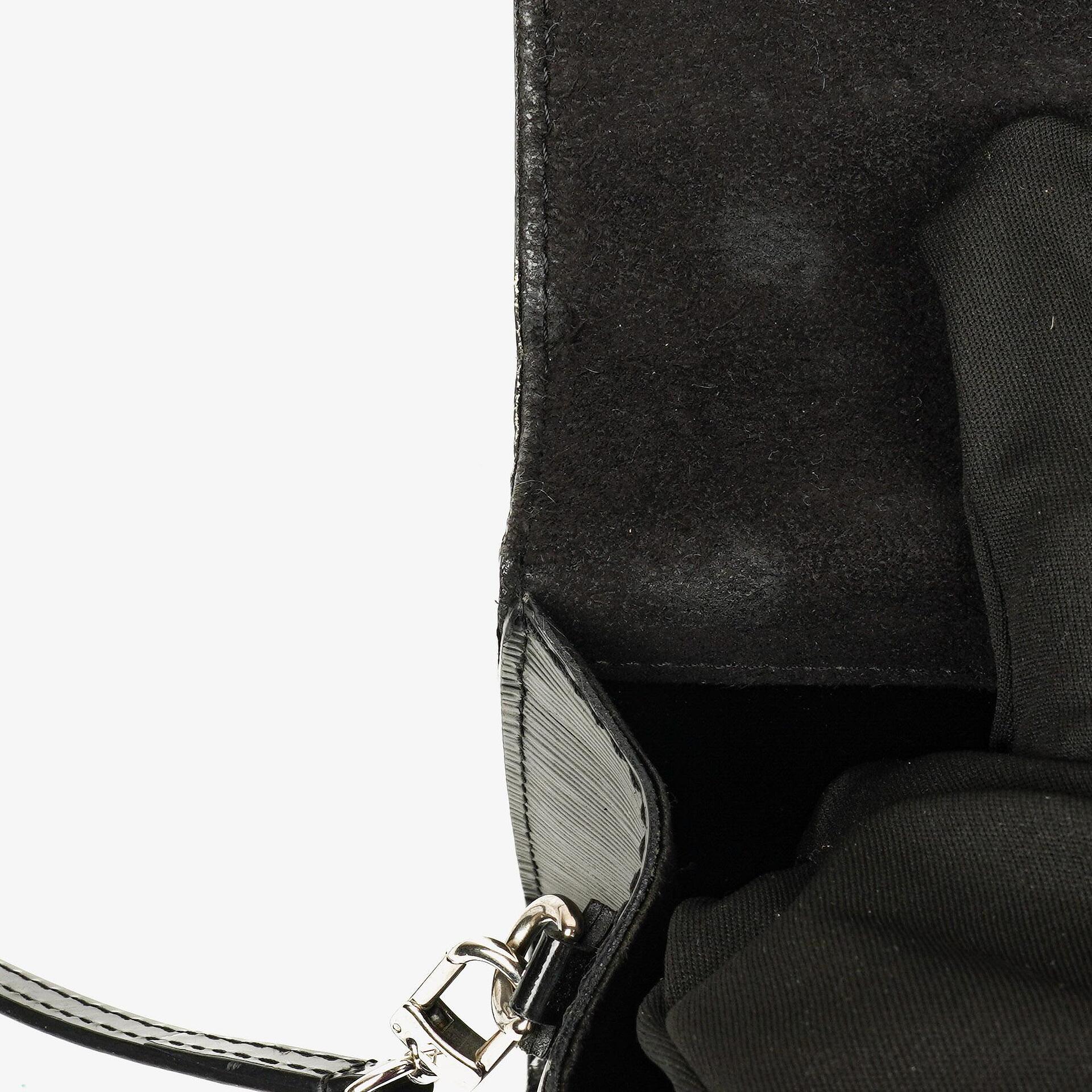 Louis Vuitton Louise PM Tasche aus schwarzem Electric Epi Leder