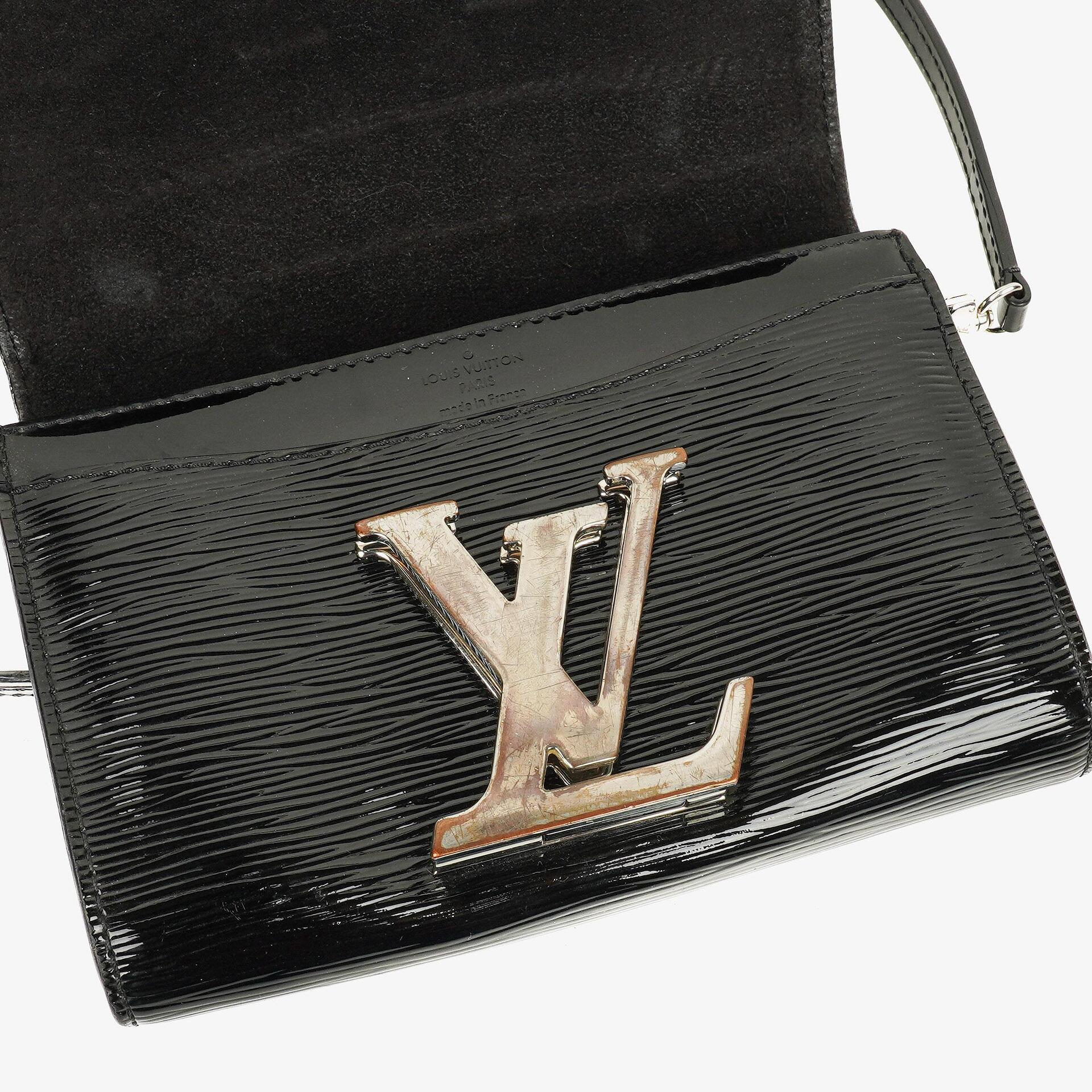 Louis Vuitton Louise PM Tasche aus schwarzem Electric Epi Leder