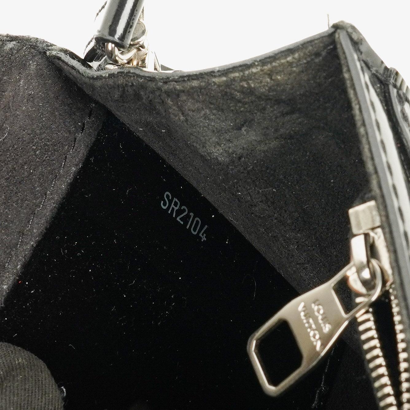 Louis Vuitton Louise PM Tasche aus schwarzem Electric Epi Leder