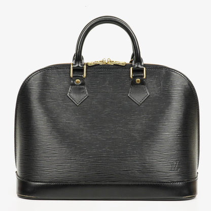 Louis Vuitton Alma PM Handtasche aus schwarzem Epi Leder