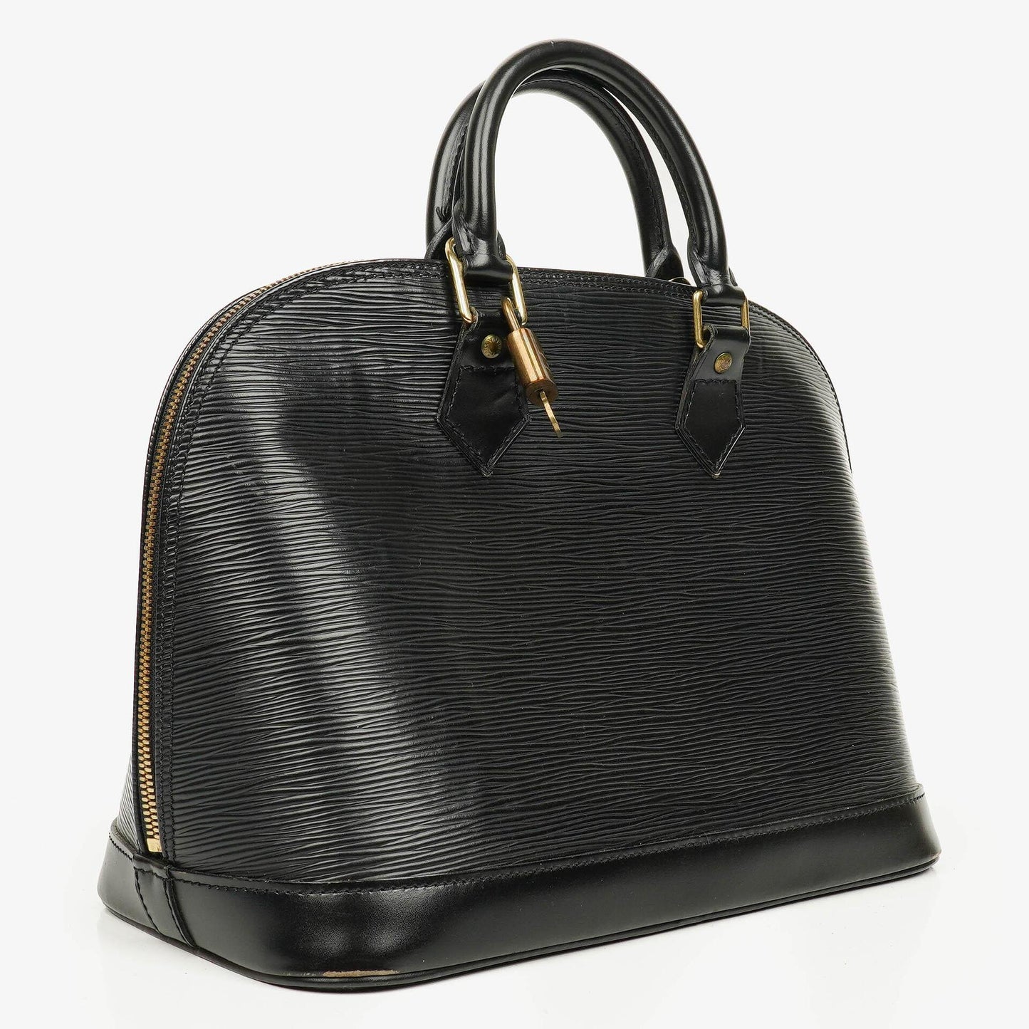 Louis Vuitton Alma PM Handtasche aus schwarzem Epi Leder