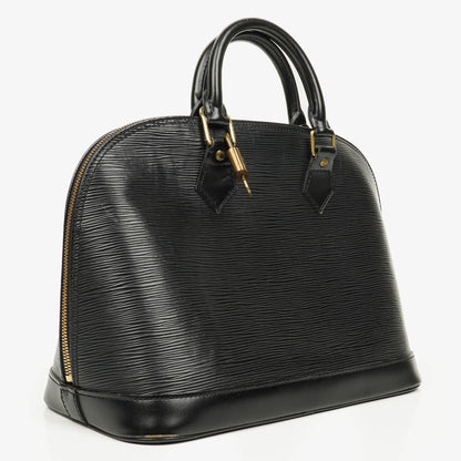 Louis Vuitton Alma PM Handtasche aus schwarzem Epi Leder