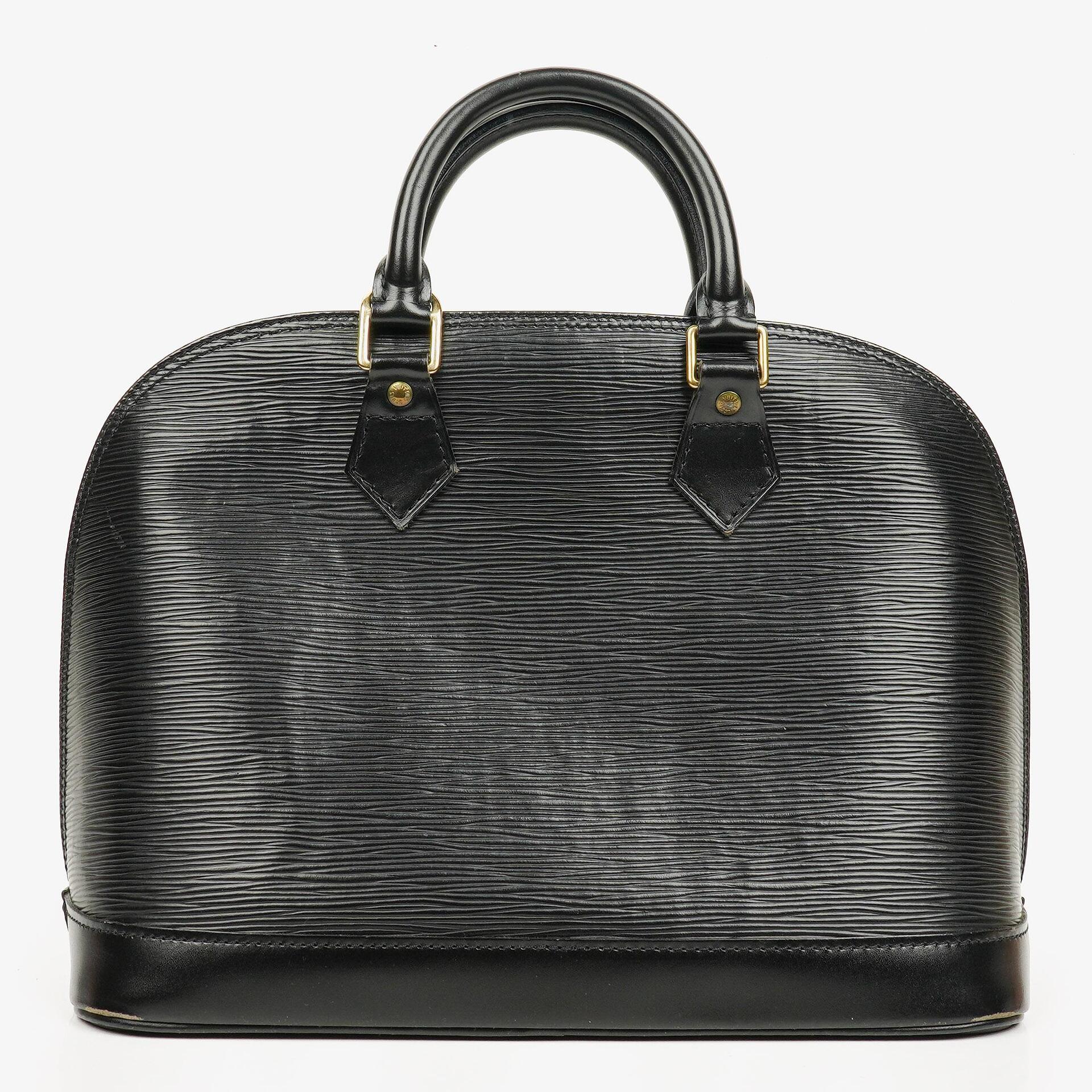 Louis Vuitton Alma PM Handtasche aus schwarzem Epi Leder