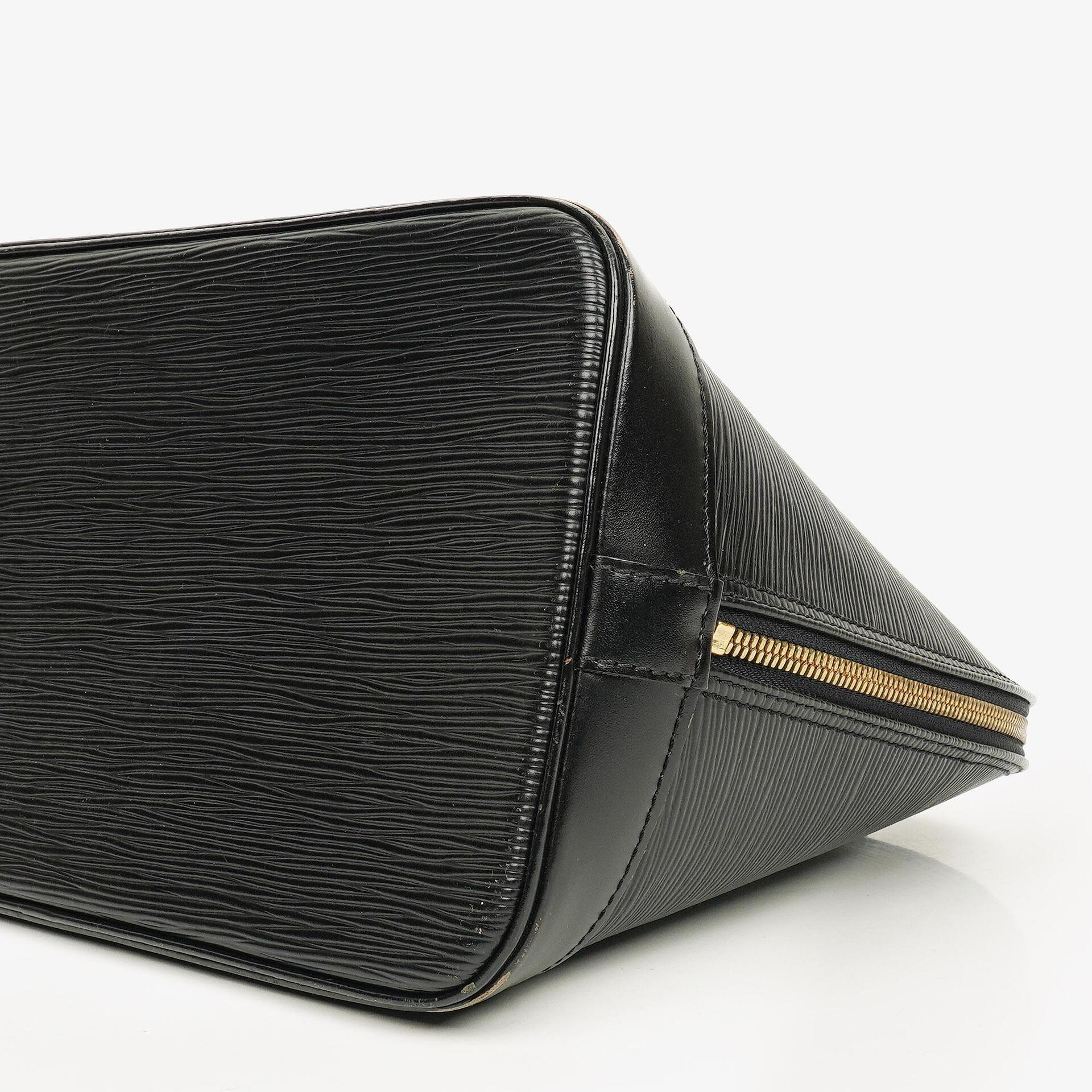 Louis Vuitton Alma PM Handtasche aus schwarzem Epi Leder