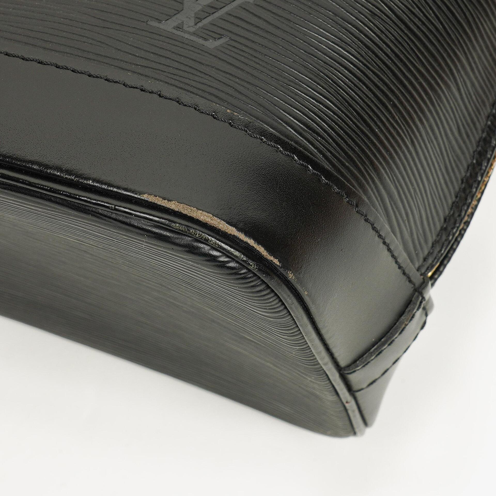 Louis Vuitton Alma PM Handtasche aus schwarzem Epi Leder
