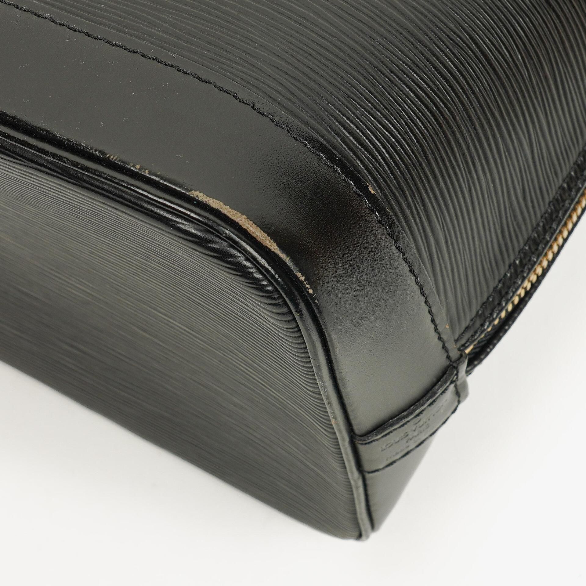 Louis Vuitton Alma PM Handtasche aus schwarzem Epi Leder