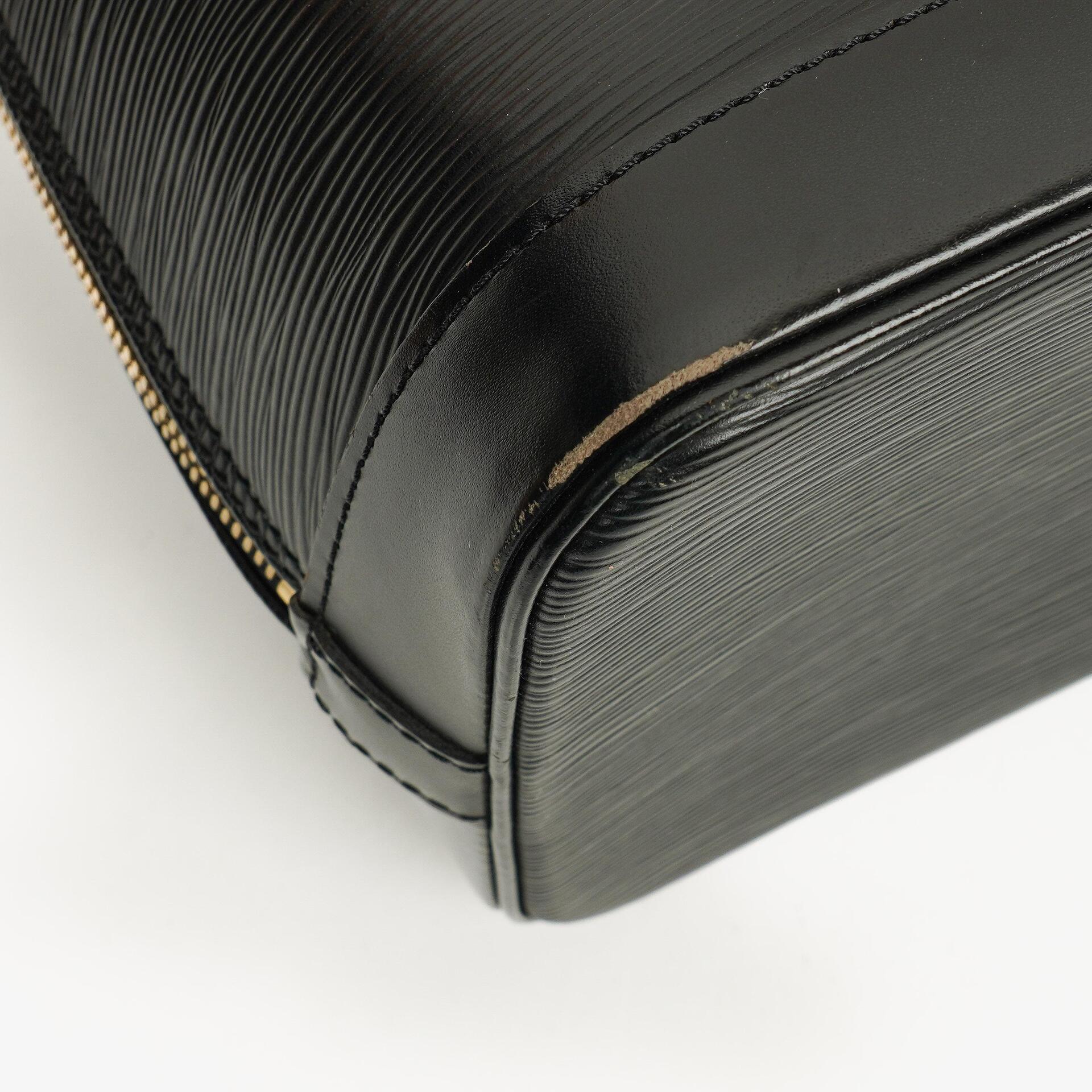 Louis Vuitton Alma PM Handtasche aus schwarzem Epi Leder