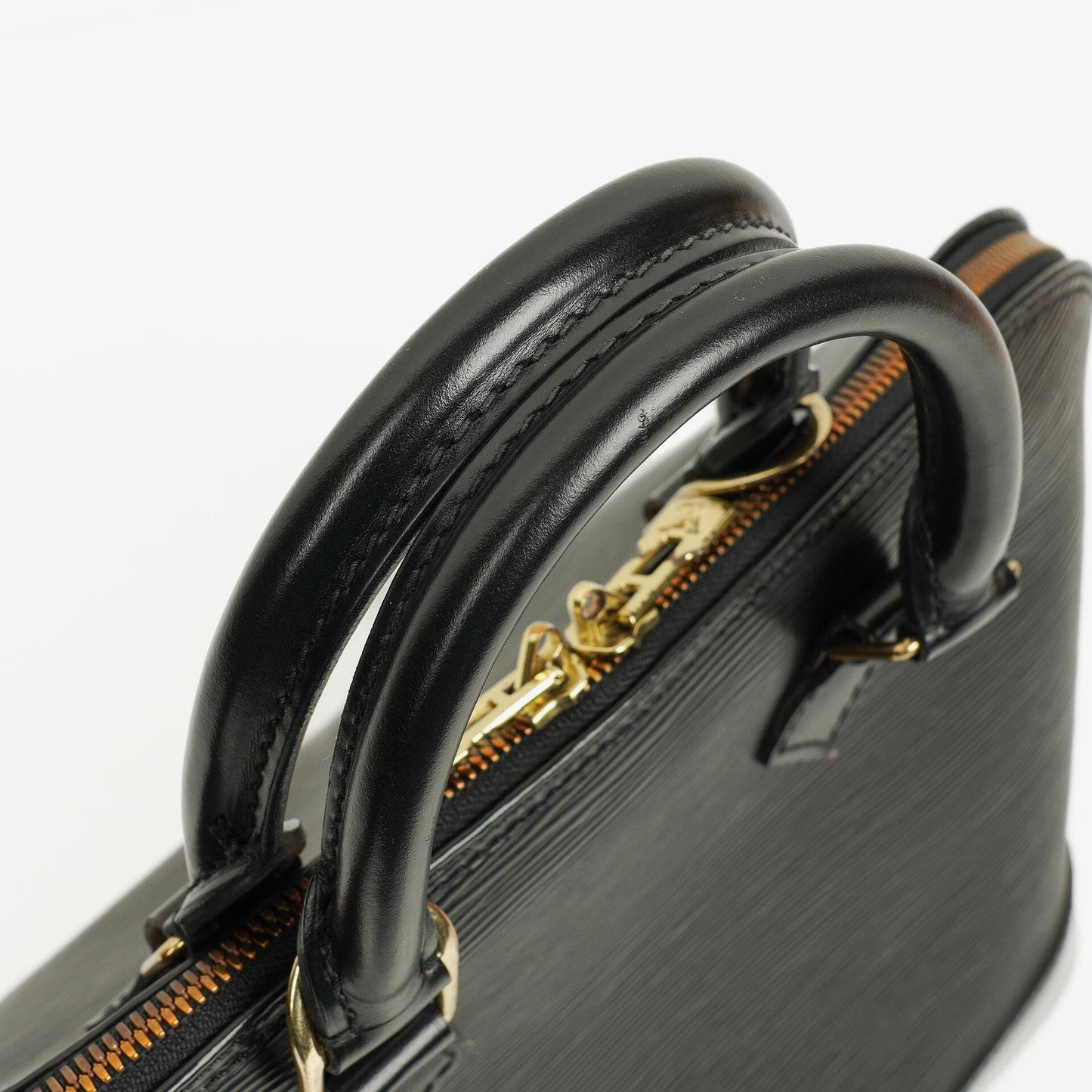 Louis Vuitton Alma PM Handtasche aus schwarzem Epi Leder