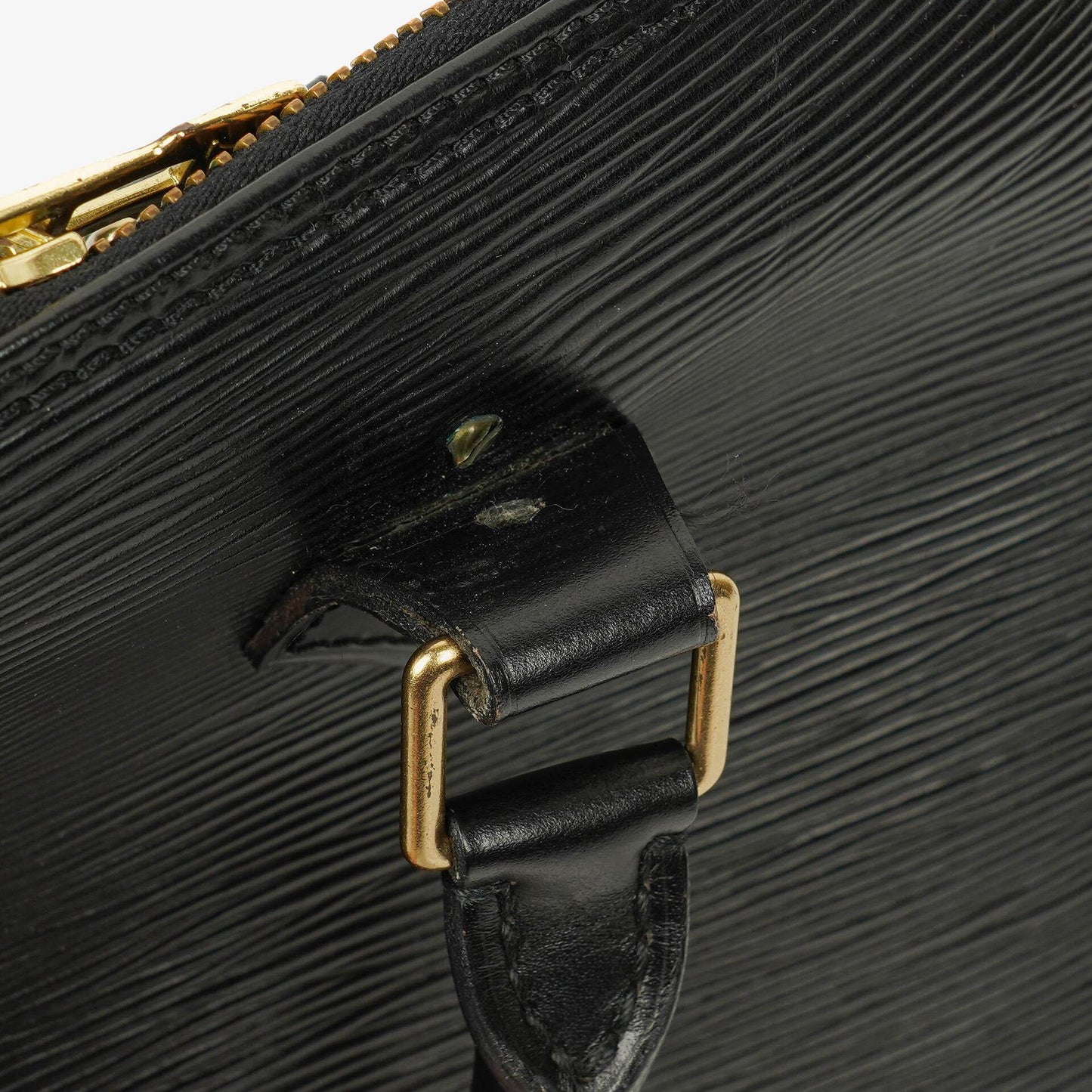 Louis Vuitton Alma PM Handtasche aus schwarzem Epi Leder