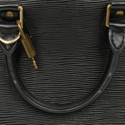 Louis Vuitton Alma PM Handtasche aus schwarzem Epi Leder
