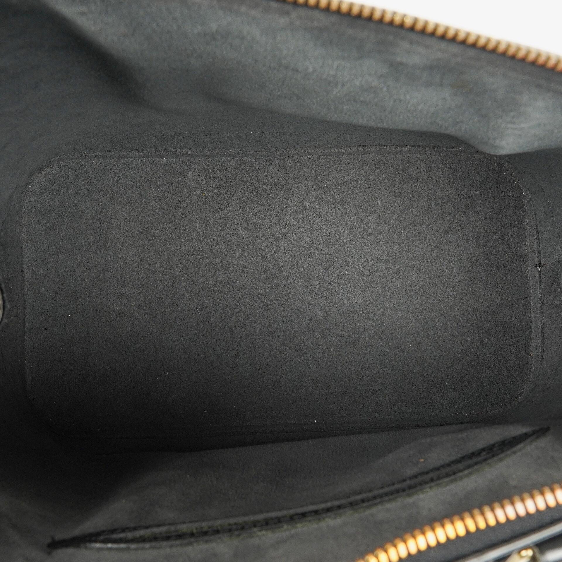 Louis Vuitton Alma PM Handtasche aus schwarzem Epi Leder