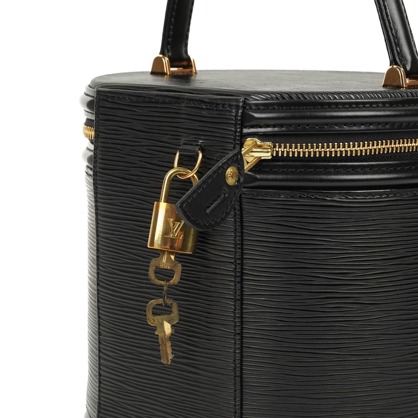 Louis Vuitton Schwarze Epi Leder Cannes Handtasche Sehr gut