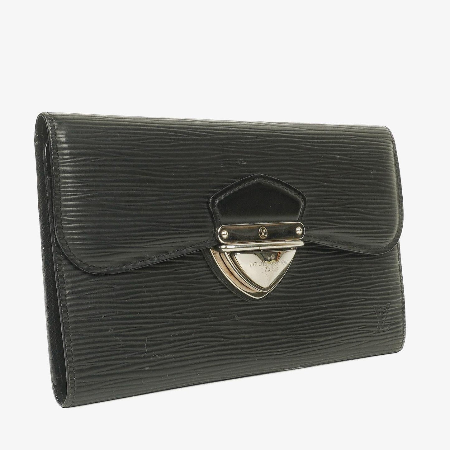 Louis Vuitton Eugenie Geldbörse aus schwarzem Epi Leder