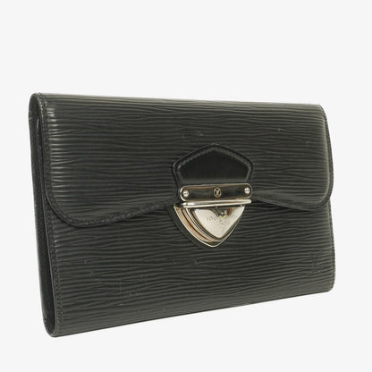Louis Vuitton Eugenie Geldbörse aus schwarzem Epi Leder