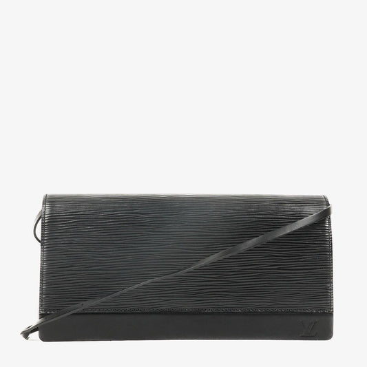 Louis Vuitton Honfleur Tasche aus schwarzem Epi Leder