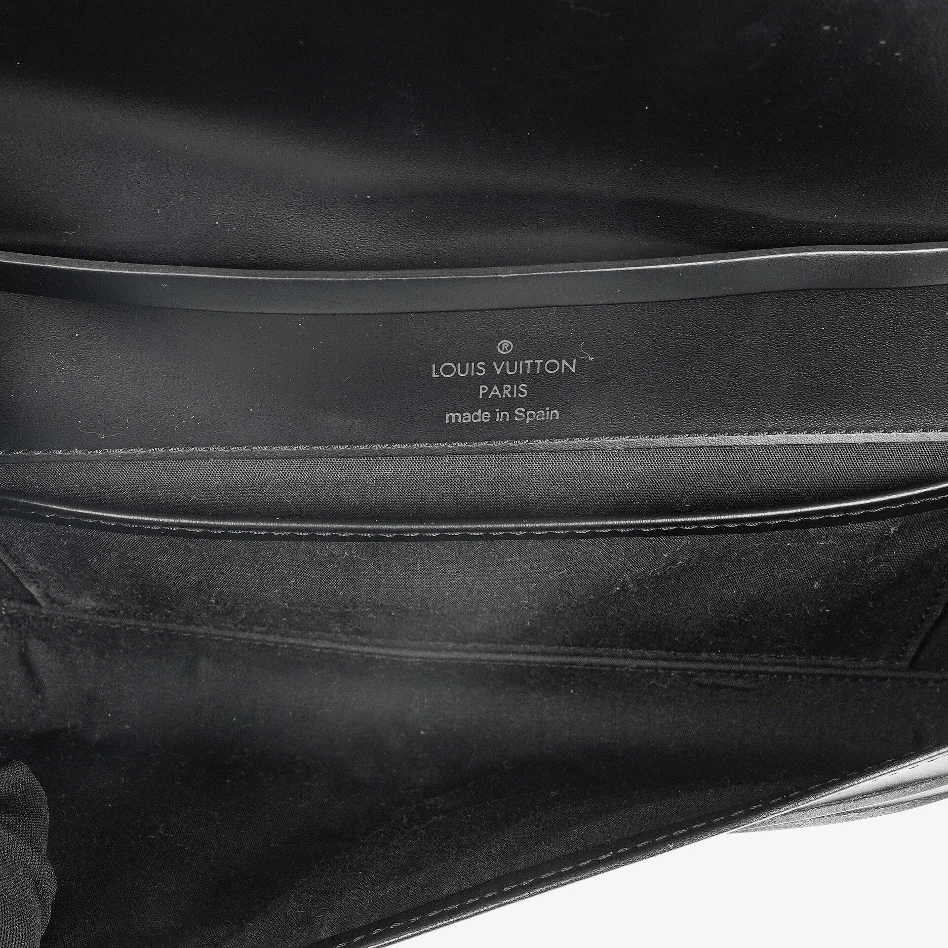Louis Vuitton Honfleur Tasche aus schwarzem Epi Leder
