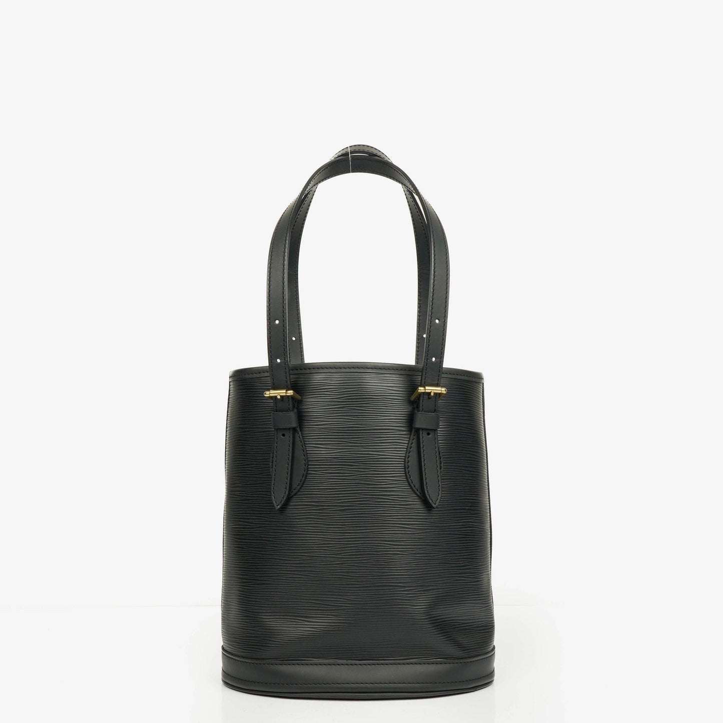 Louis Vuitton Petit Bucket Bag aus schwarzem Epi Leder