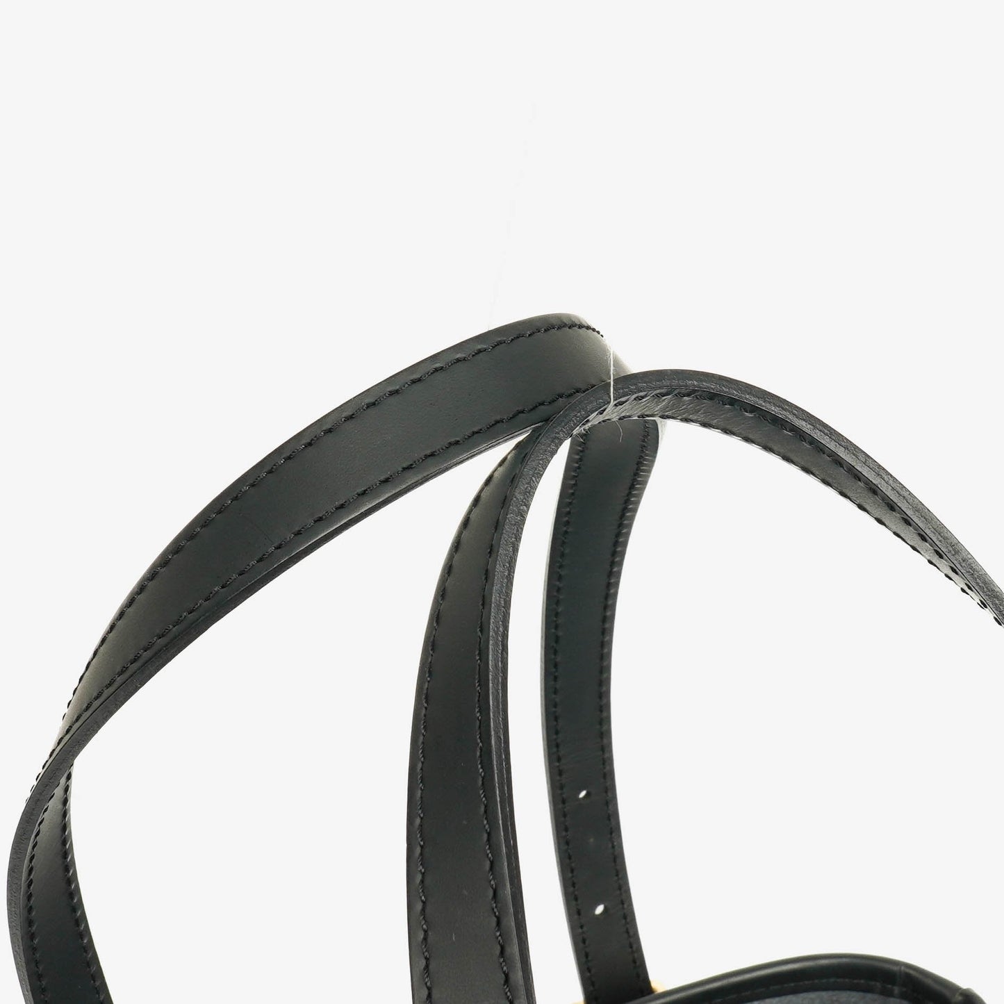 Louis Vuitton Petit Bucket Bag aus schwarzem Epi Leder