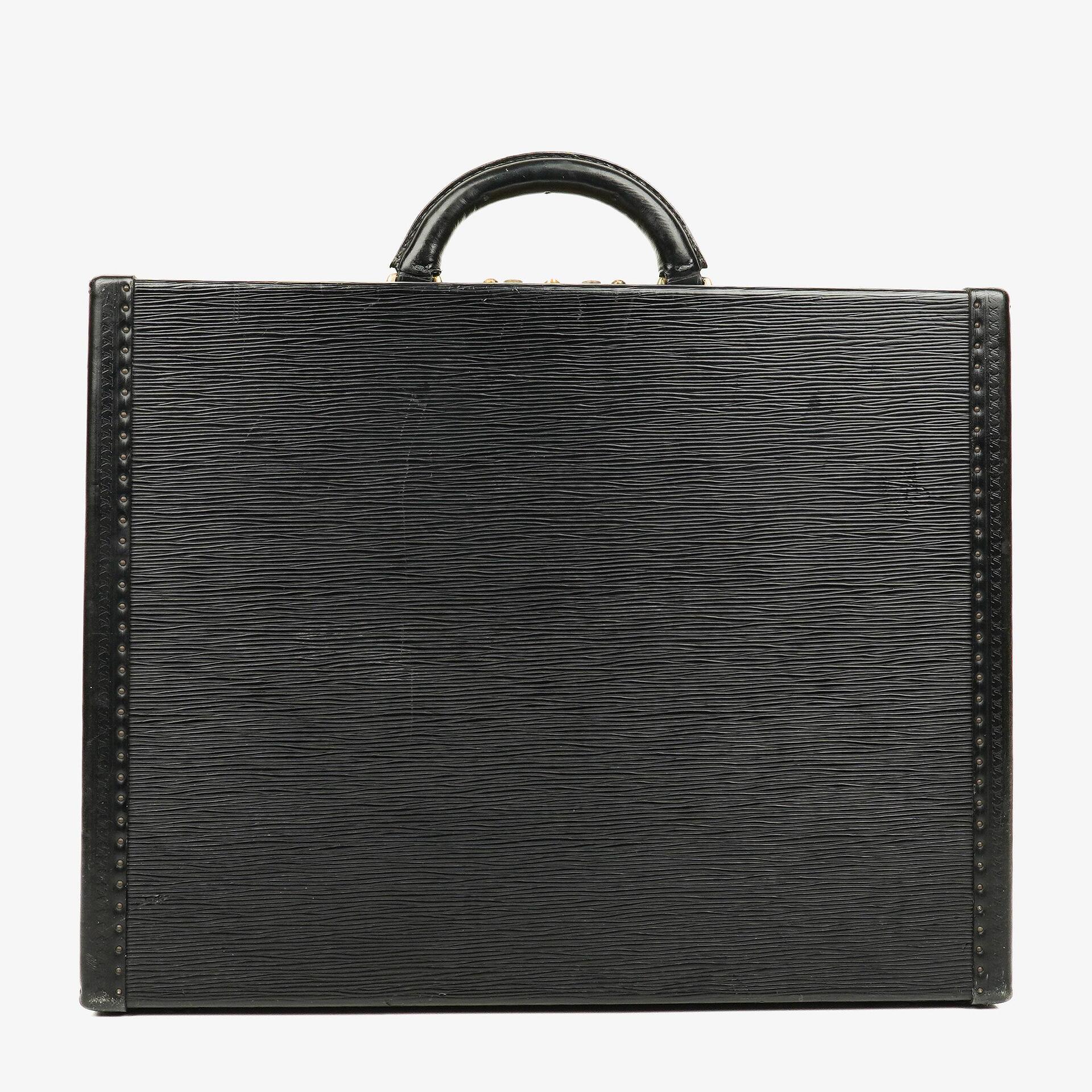 Louis Vuitton President Aktentasche aus schwarzem Epi Leder