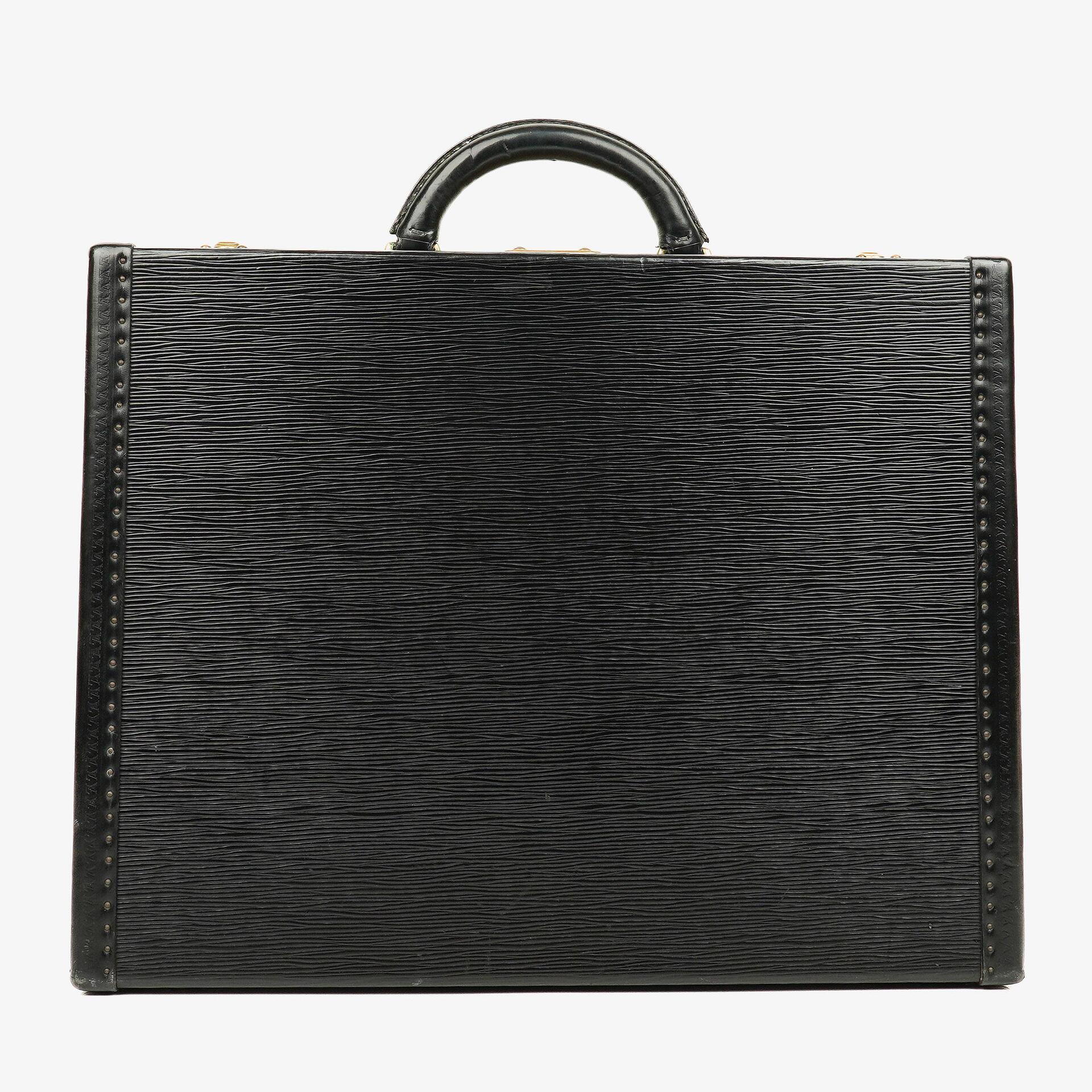 Louis Vuitton President Aktentasche aus schwarzem Epi Leder