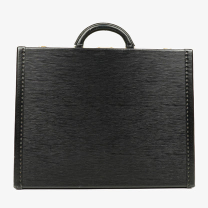 Louis Vuitton President Aktentasche aus schwarzem Epi Leder
