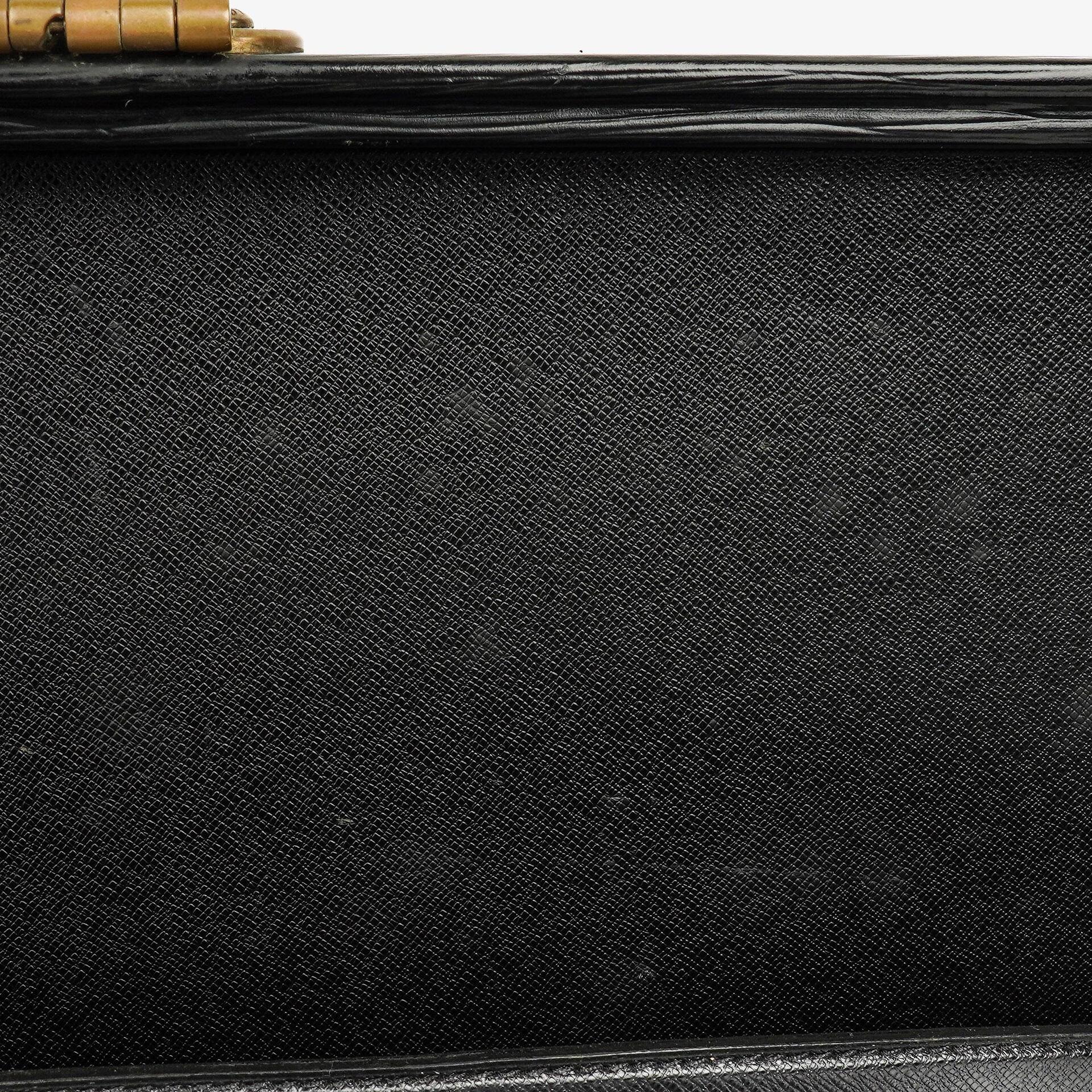 Louis Vuitton President Aktentasche aus schwarzem Epi Leder
