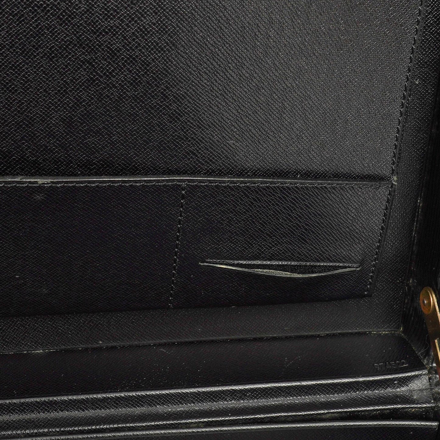 Louis Vuitton President Aktentasche aus schwarzem Epi Leder
