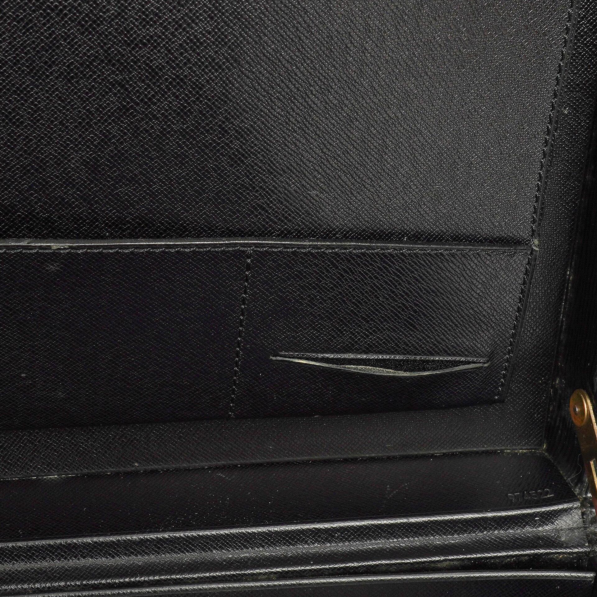 Louis Vuitton President Aktentasche aus schwarzem Epi Leder