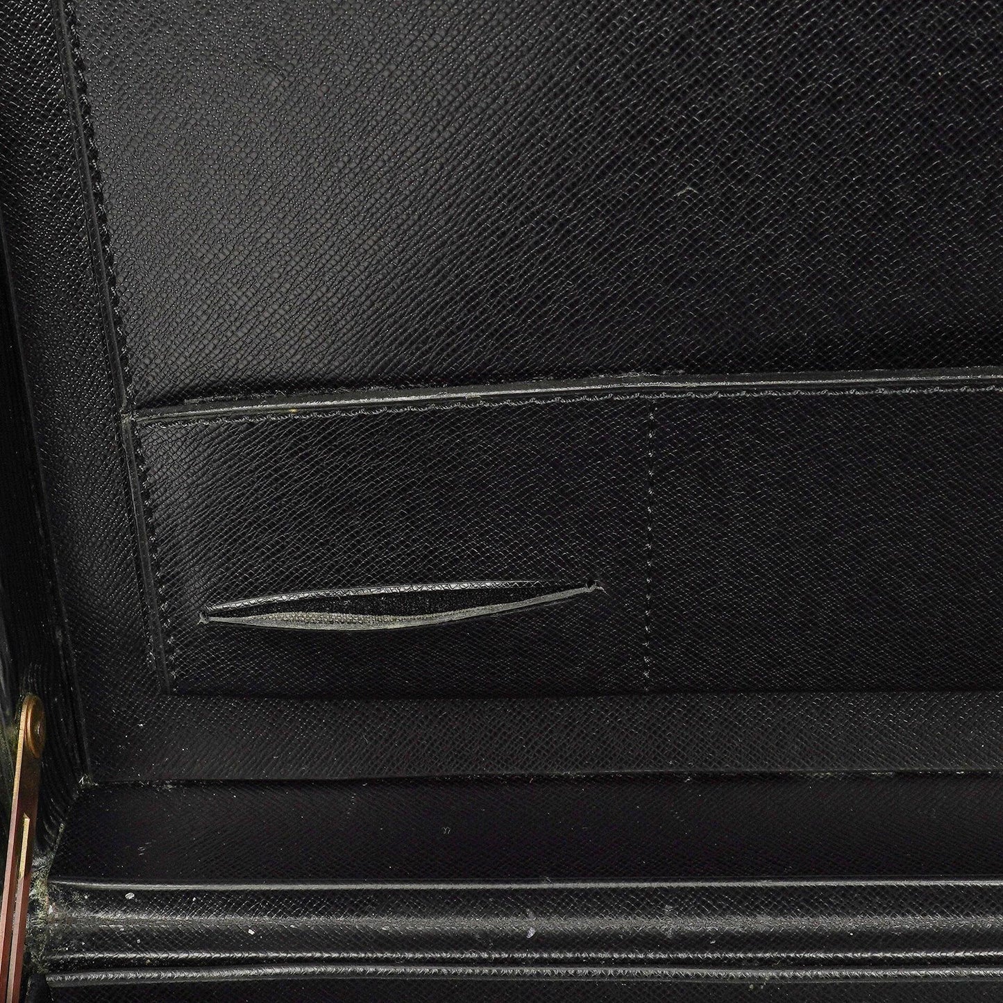 Louis Vuitton President Aktentasche aus schwarzem Epi Leder