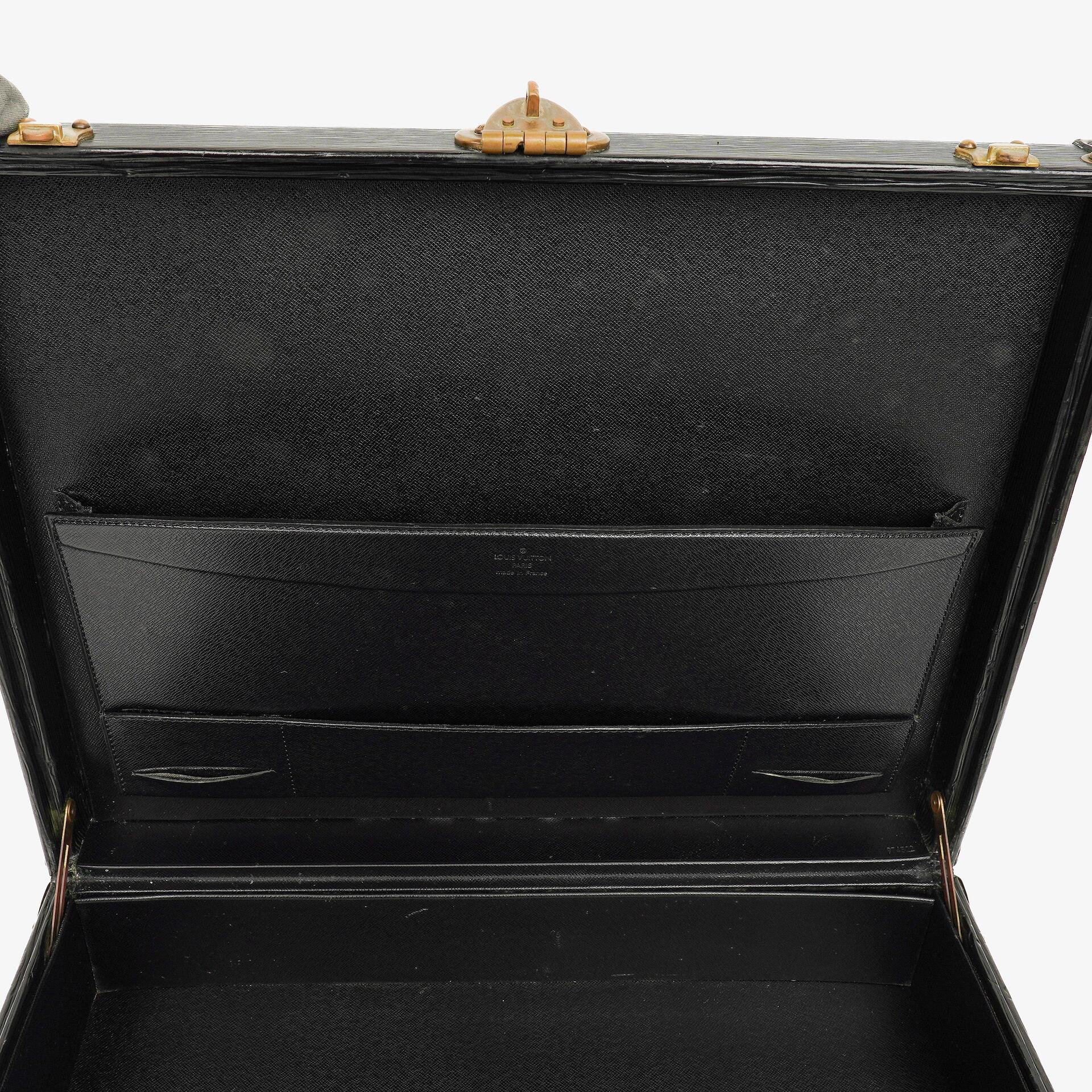 Louis Vuitton President Aktentasche aus schwarzem Epi Leder