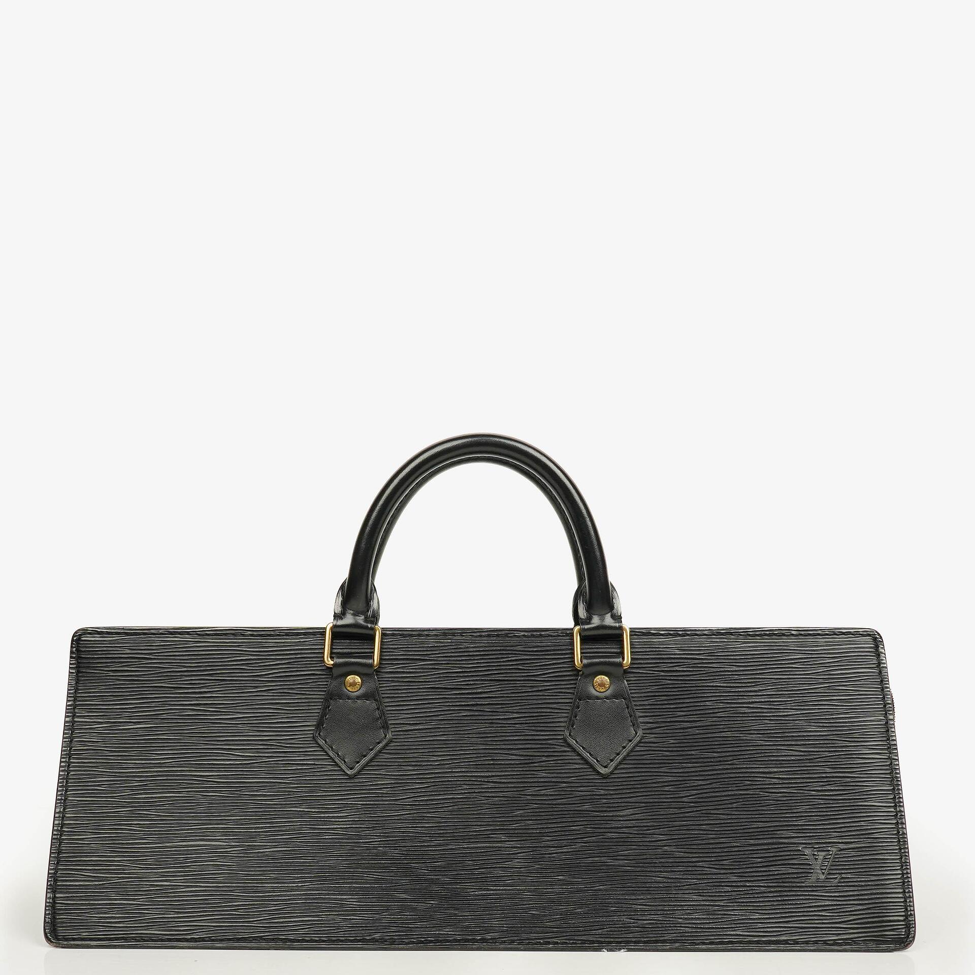 Louis Vuitton Sac Triangle Tasche aus schwarzem Epi-Leder