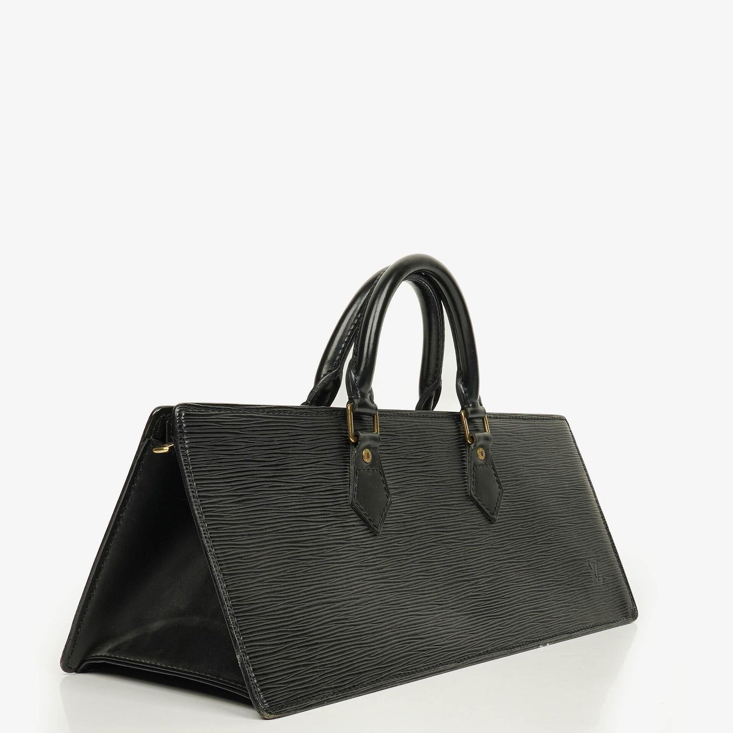 Louis Vuitton Sac Triangle Tasche aus schwarzem Epi-Leder