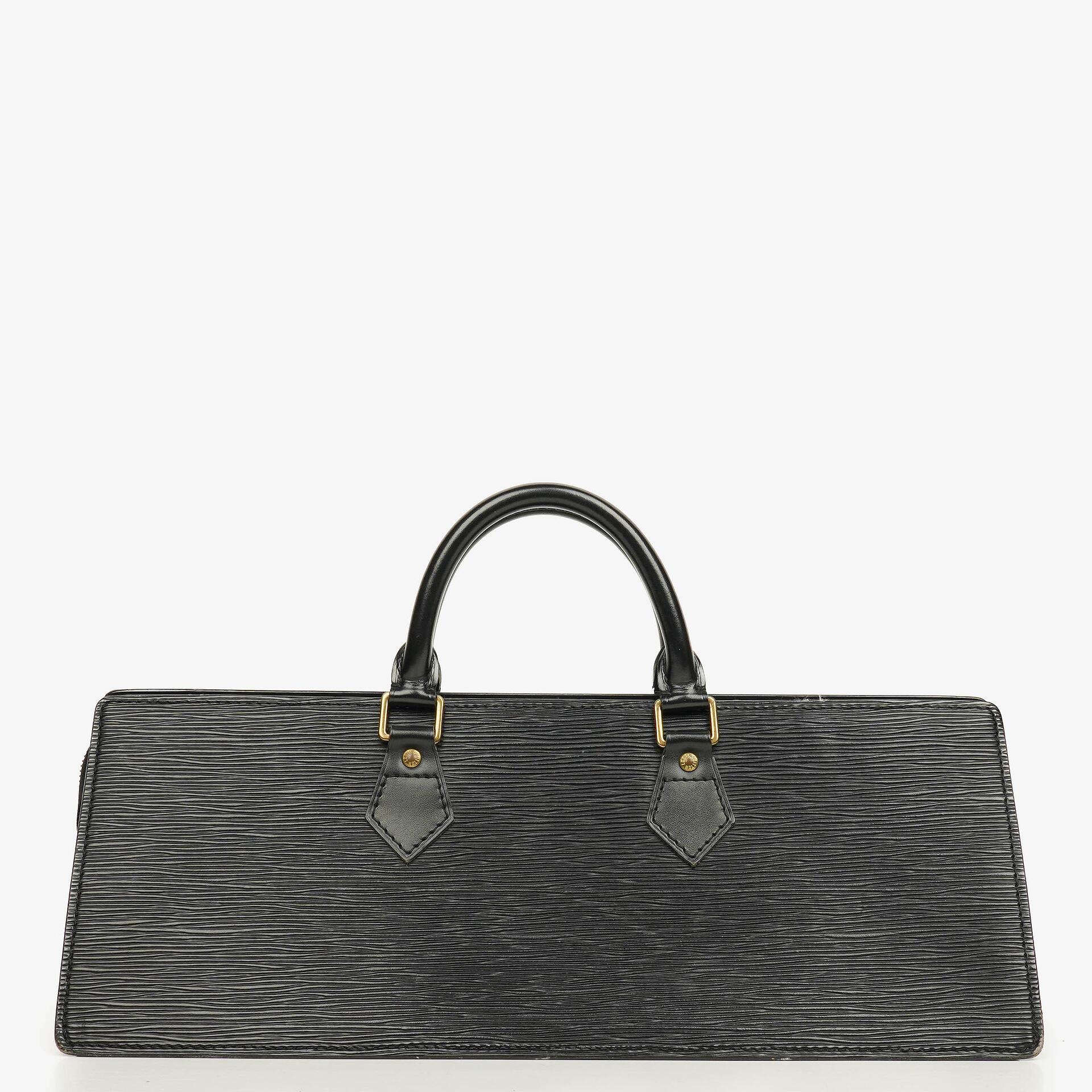 Louis Vuitton Sac Triangle Tasche aus schwarzem Epi-Leder