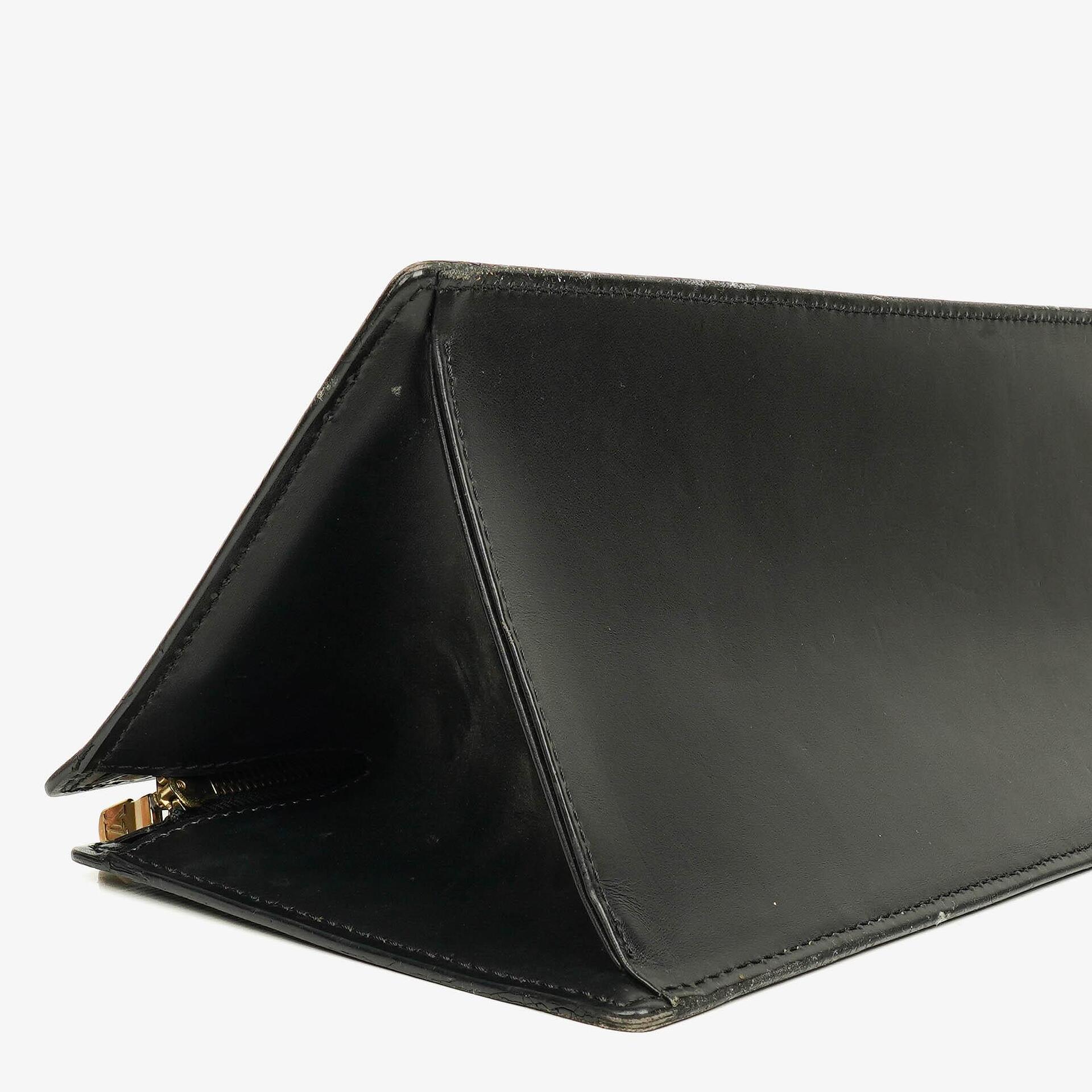 Louis Vuitton Sac Triangle Tasche aus schwarzem Epi-Leder