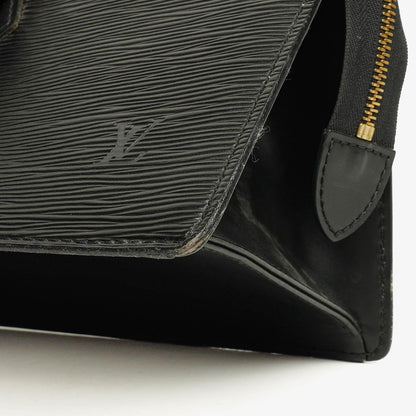 Louis Vuitton Sac Triangle Tasche aus schwarzem Epi-Leder