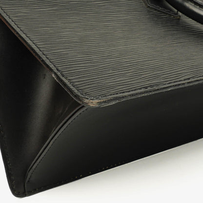 Louis Vuitton Sac Triangle Tasche aus schwarzem Epi-Leder